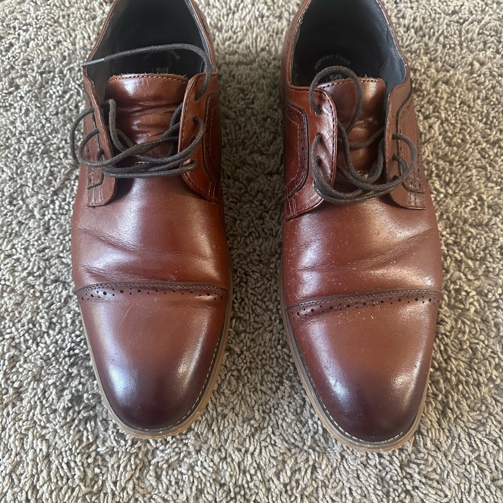 Stacy Adams Men's Rich Brown Oxfords